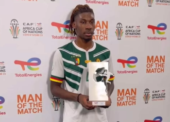 Gambie-Cameroun : Christopher Wooh sauveur et homme du match