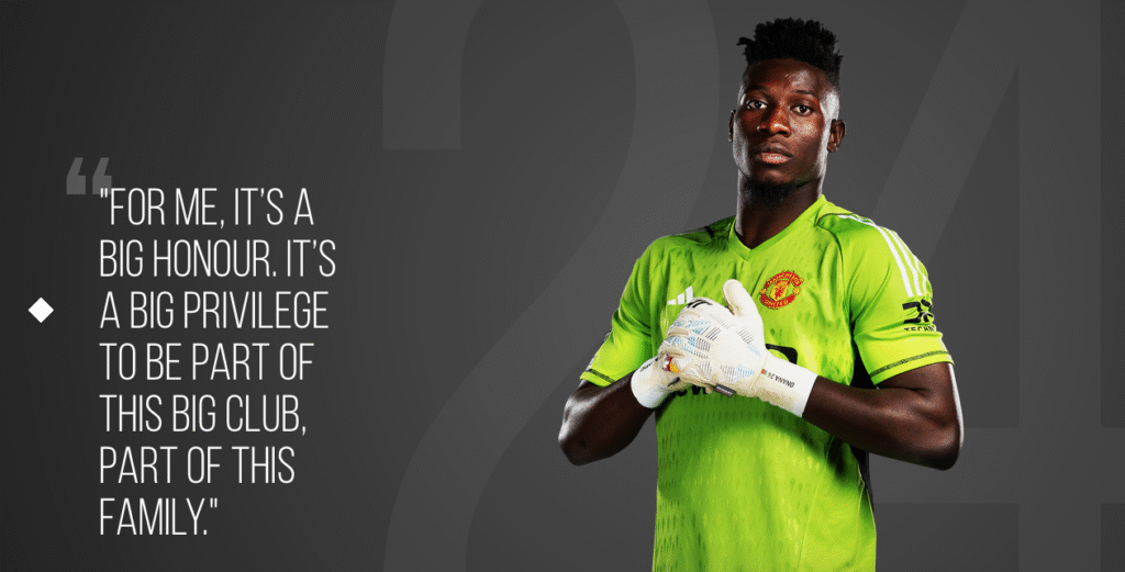 CAN 2023, André Onana de United rejoindra les Lions le 15 janvier