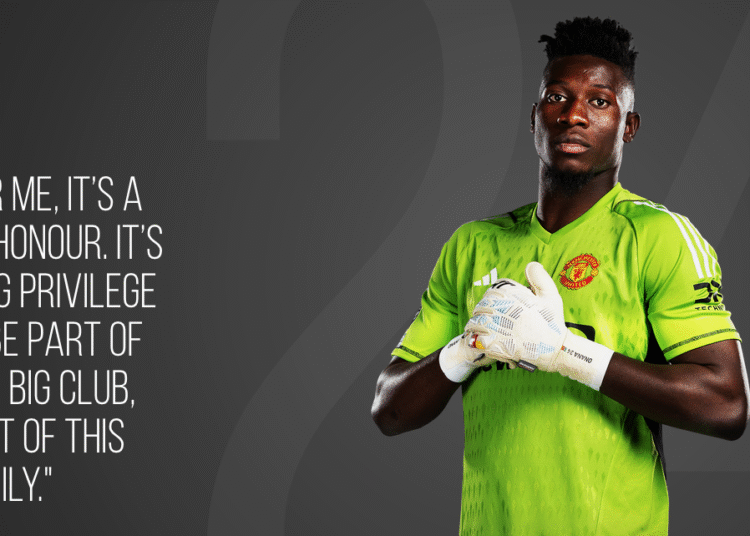 CAN 2023, André Onana de United rejoindra les Lions le 15 janvier