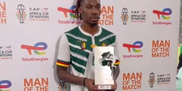 Gambie-Cameroun : Christopher Wooh sauveur et homme du match