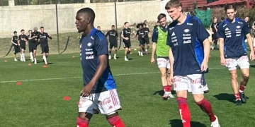Brice Ambina en essai en Norvège