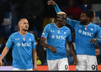 LDC UEFA : Zambo décisif, Naples accroche Barcelone