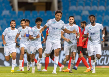 Al Okhdoud, Léandre Tawamba, Saudi pro league