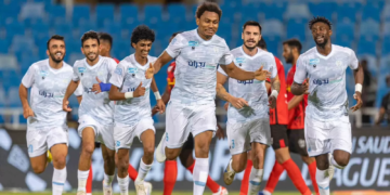 Al Okhdoud, Léandre Tawamba, Saudi pro league
