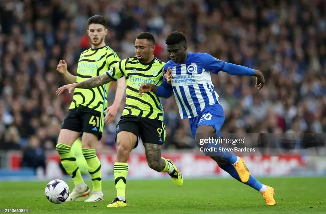 PL: Baleba et Brighton sèchement battus par Arsenal