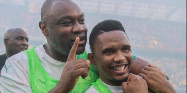 Patrick Mboma, Samuel Eto'o, Marc Brys