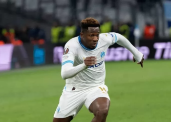 Faris Moumbagna, Olympique de Marseille, Ligue Europa