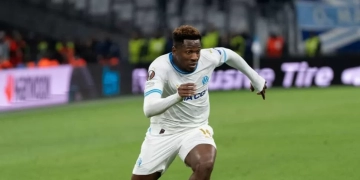 Faris Moumbagna, Olympique de Marseille, Ligue Europa