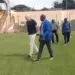 Marc Brys en visite au stade de Ngoa Ekelle