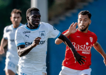 Olympique de Marseille, Nîmes Olympique, Faris Pemi Moumbagna, François Régis Mughe