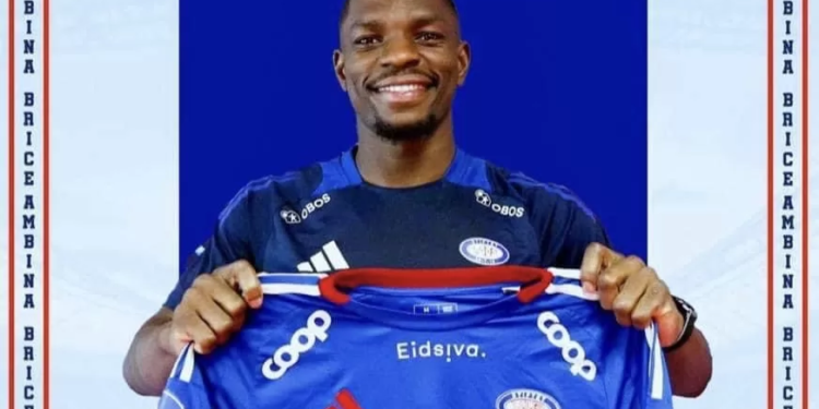 Mercato : Brice Ambina s’engage définitivement avec Valerenga
