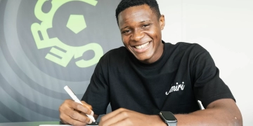 Esuka Esoh de Best Stars Academy au Cercle de Bruges en Belgique