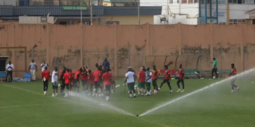 Première séance d&rsquo;entraînement avec 21 joueurs