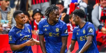 Youssoufa Moukoko; OGC Nice, Ligue Europa