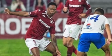 Rapid Bucarest, Clinton Njie, Roumanie