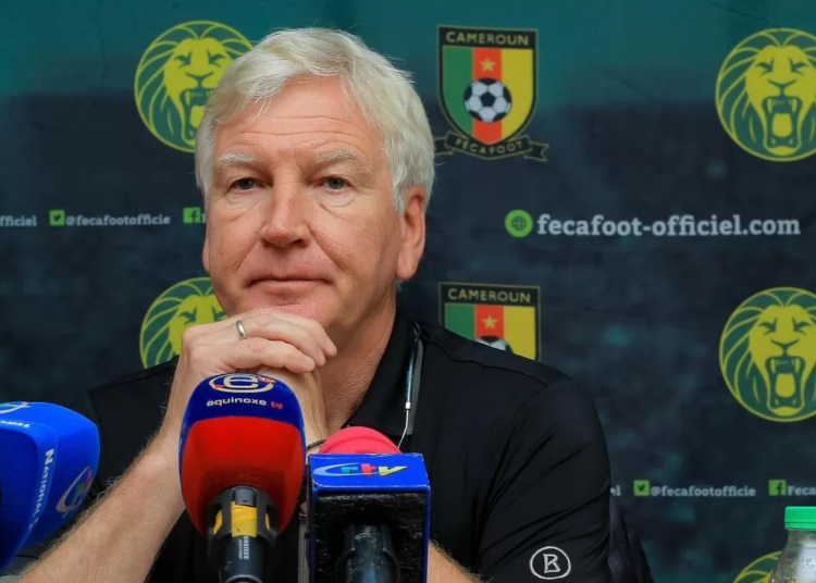 Lions Indomptables : Samuel Eto'o, Marc Brys et Joachim Mununga