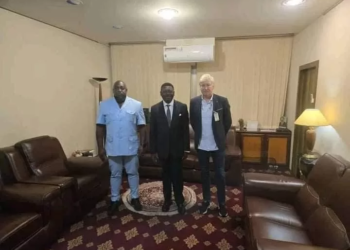 Marc Brys reçu à la présidence de la République