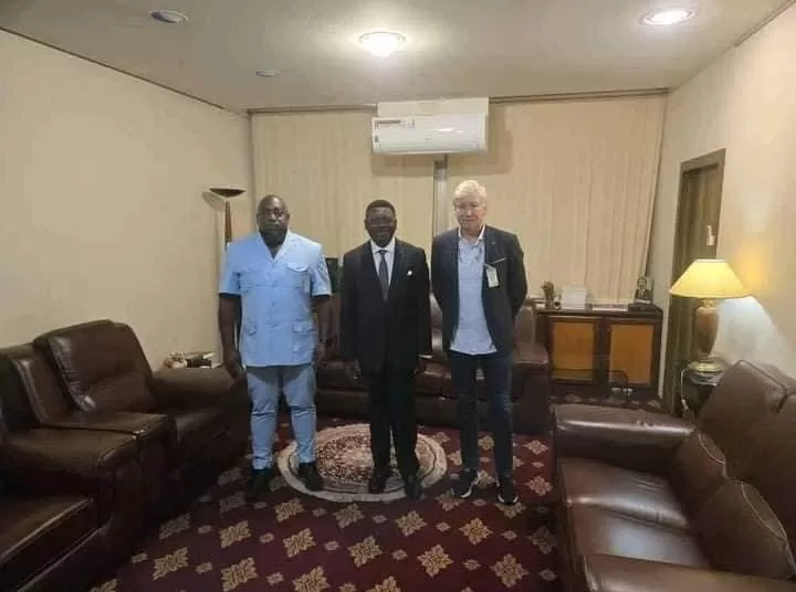 Marc Brys reçu à la présidence de la République