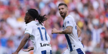 Yvan Neyou contre Atlético Madrid 20 oct 2024