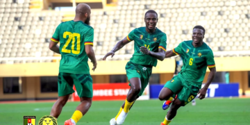 Boris Enow Tarkang: première sélection en Lions, premier but