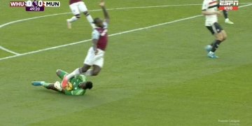 Alerte : André Onana touché au niveau de la tempe