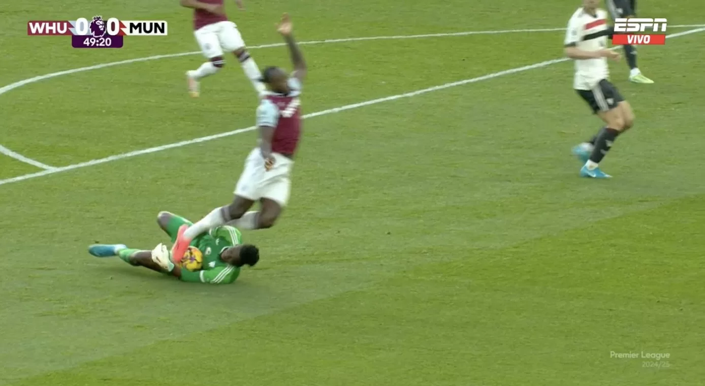 Alerte : André Onana touché au niveau de la tempe