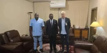 Marc Brys reçu à la présidence de la République