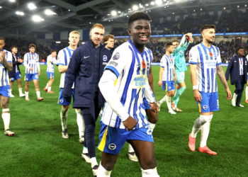 PL: Carlos Baleba, MVP contre City et dans le onze type