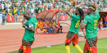 CAN 2025 : but de Vincent Aboubakar contre le Zimbabwe