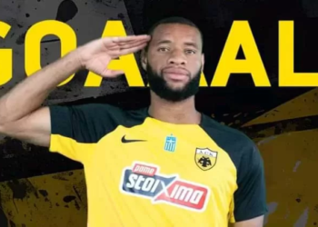 Grèce : Harold Moukoudi buteur pour l’AEK Athènes