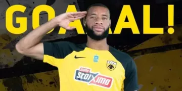 Grèce : Harold Moukoudi buteur pour l’AEK Athènes