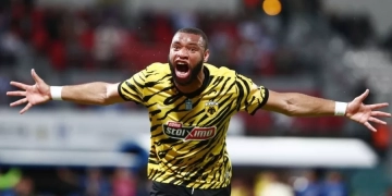 Harold Moukoudi, défenseur mais aussi buteur