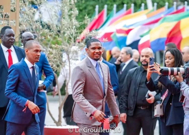 Tirage au sort : Samuel Eto’o est arrivé au Théâtre Mohammed V