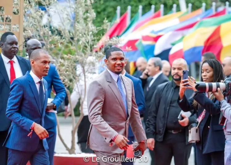 Tirage au sort : Samuel Eto’o est arrivé au Théâtre Mohammed V