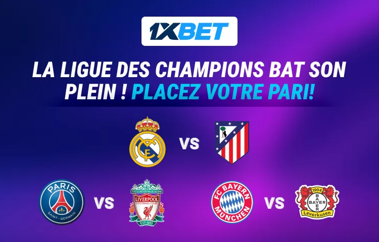 Pariez sur les chocs enflammés des 1/8 de finale de la Ligue des champions !
