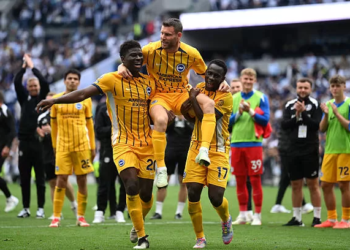 La démonstration de force de Baleba pour son dernier match de la saison