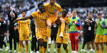 La démonstration de force de Baleba pour son dernier match de la saison