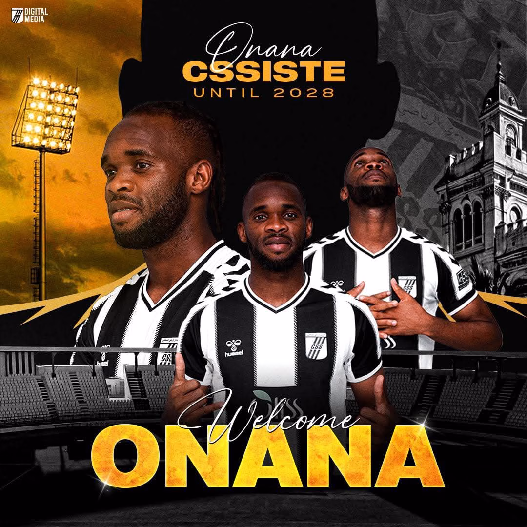 Mercato : Willy Onana au Club Sportif Sfaxien en Tunisie