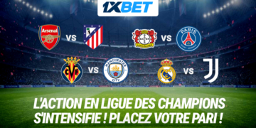 Retour de la Ligue des champions : pariez sur les matchs clés de la journée sur 1xBet !