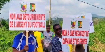 AG Fécafoot : des manifestations éclatent à l&rsquo;entrée du centre d&rsquo;excellence de la CAF