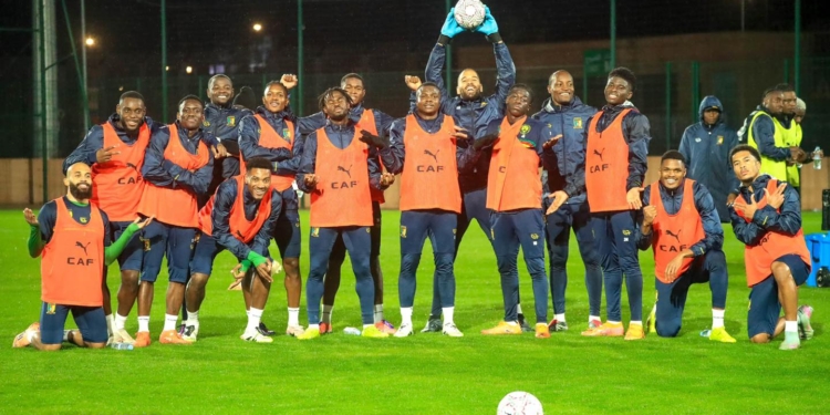 CAN 2025 : dernière séance d&rsquo;entraînement des Lions Indomptables