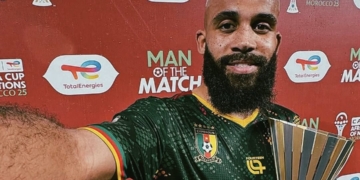 Bryan Mbeumo, Homme du match, très heureux