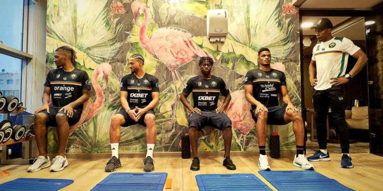 Première séance d&rsquo;entrainement des Lions Indomptables au Maroc