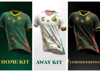 Voici les nouveaux maillots des Lions Indomptables