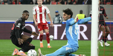 LDC : Christian Kofane broie du noir face à Olympiakos