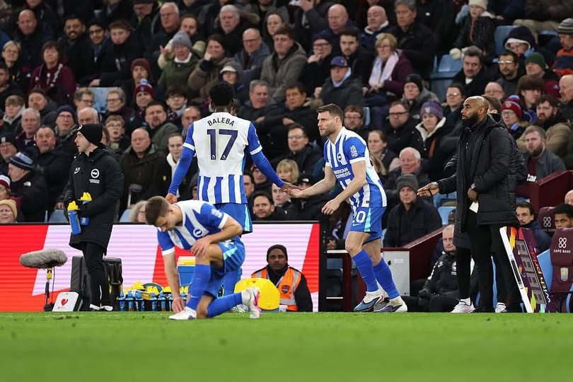Premier League : Carlos Baleba sort après 22 minutes !