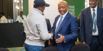 Samuel Eto'o et Patrice Motsepe