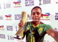 Marie Gisèle Ngah Manga joueuse du match de Cameroun - Mali Can 2026 F