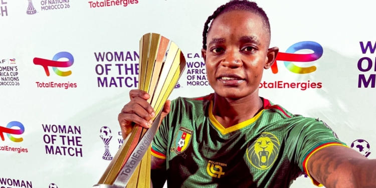 Marie Gisèle Ngah Manga joueuse du match de Cameroun - Mali Can 2026 F