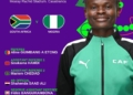 Aline Guimbang au sifflet de Nigéria - Afrique du Sud